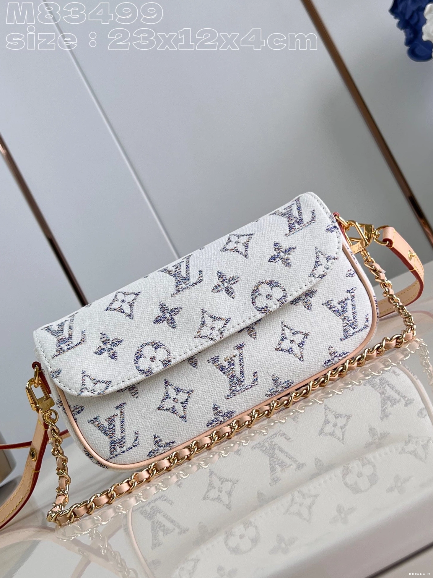 Aaa replica bags on Chain Ivy-23.5*12*4.3cm VUITTON LOUIS Wallet 0718